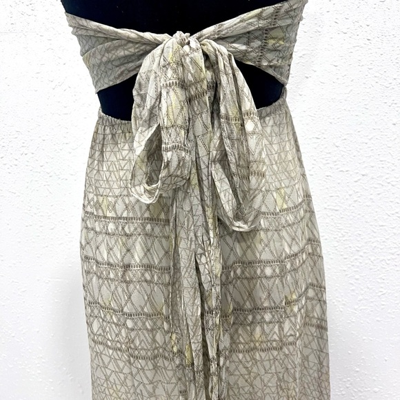 Twelfth Street by Cynthia Vincent Halter backless Midi Sundress S - Picture 10 of 10